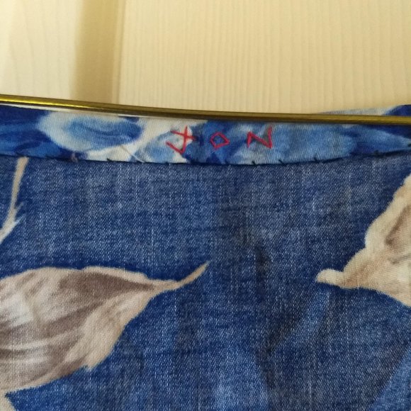 vintage 50s handmade sleeveless midi floral shift dress EUC - Picture 5 of 11